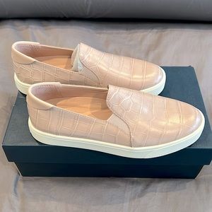 Brand new, never worn Cole Haan slip-on. Beautiful print (croc) & neutral color